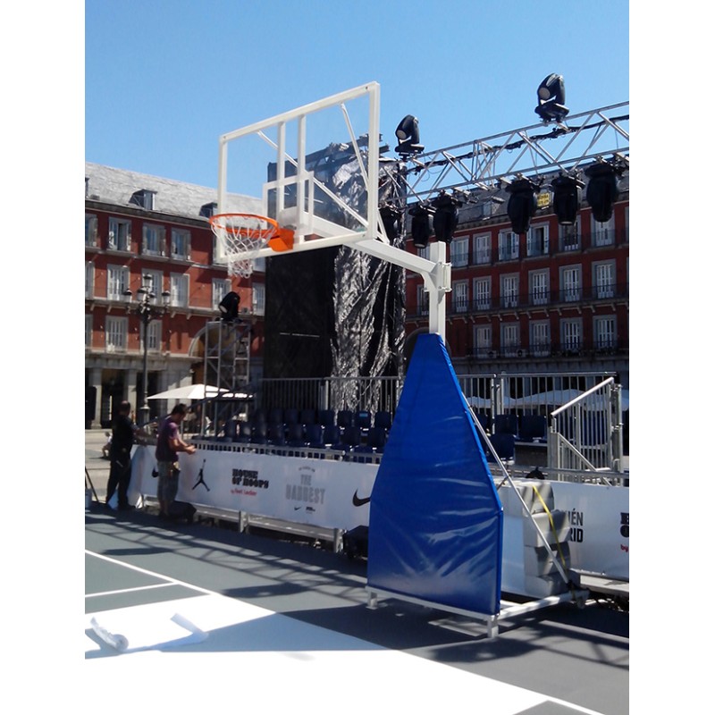 Juego protectores para canastas baloncesto forma triangular