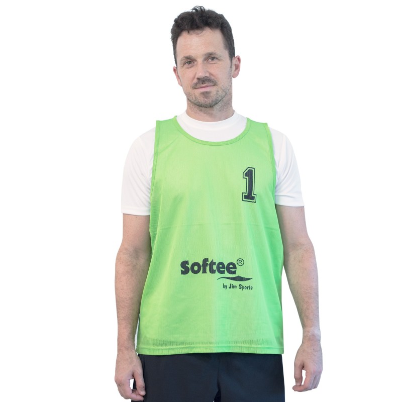 Set 5 petos softee numerados del 1 al 5