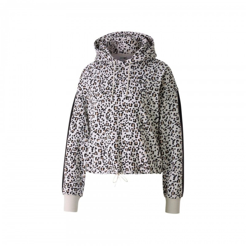 Sudadera puma classics cropped mujer